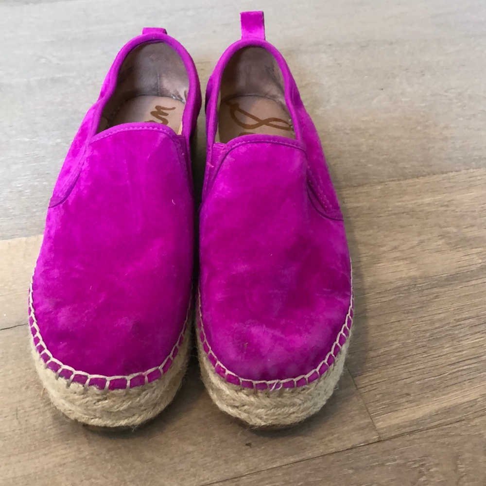 Sam Edelman Platform Espadrille Sneaker Pink